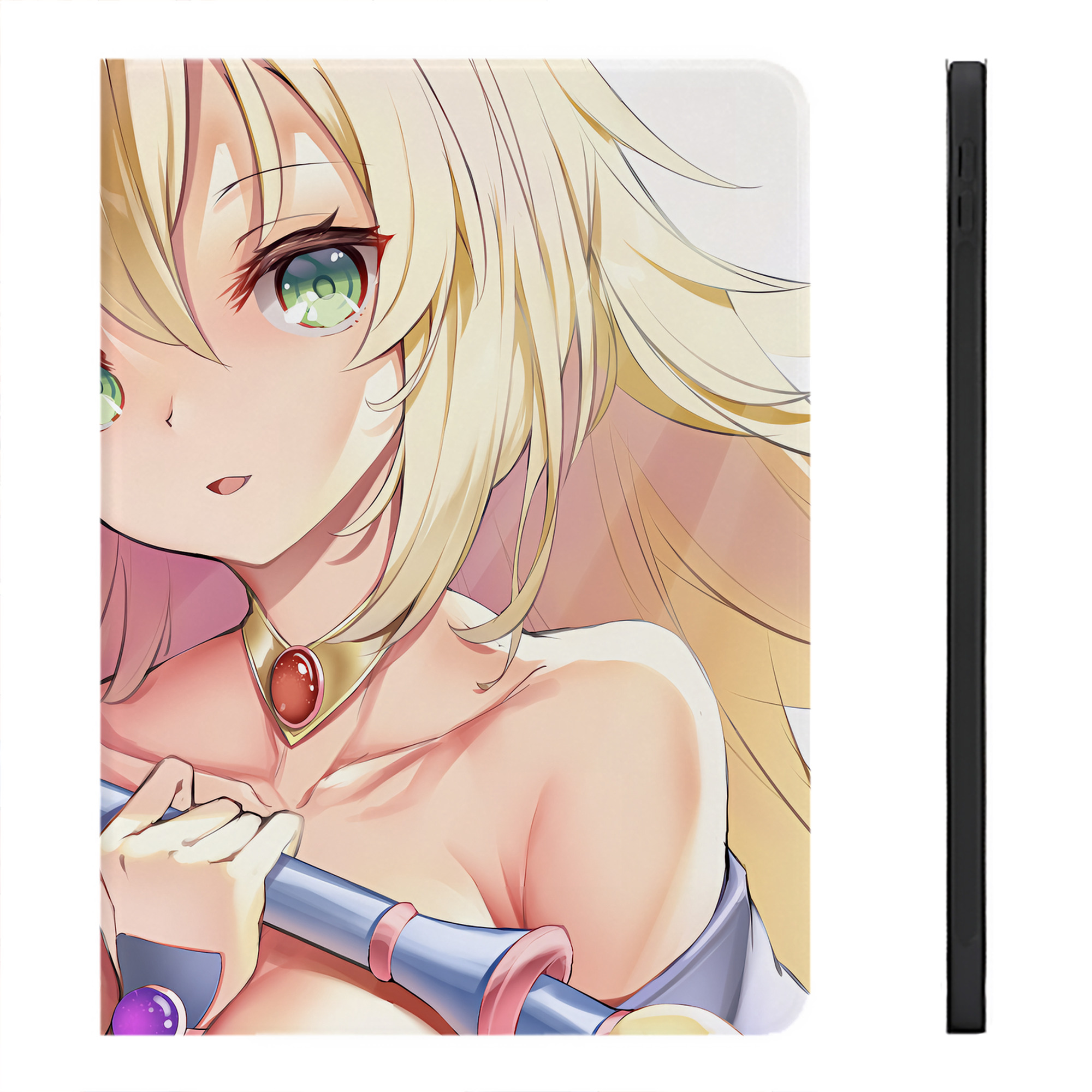 （画像用） 遊☆戯☆王 Yu-Gi-Oh! IPadケース ペンホルダー付き ブックスタイルデザイン